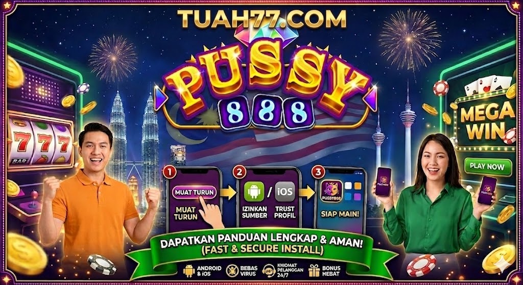 Panduan Mudah Install Pussy888 Dalam 5 Minit